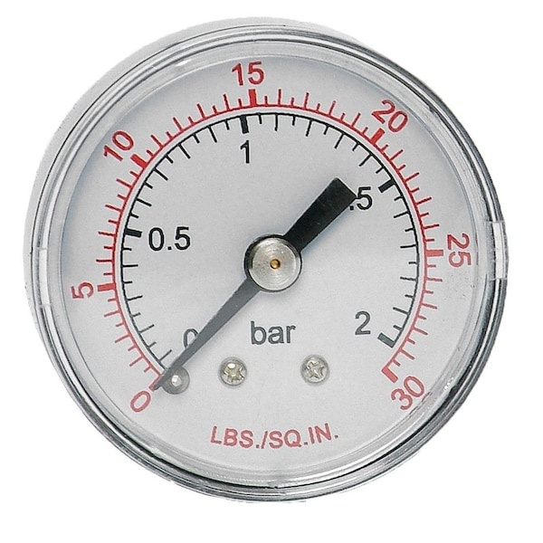 GAGE 2" 0-200 1/4"BACK MT